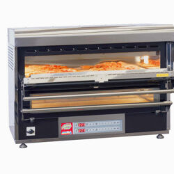 Dvojitá pec na pizzu s vestavěnou digestoří 400 V - 6.1 kW
