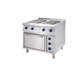 E-C-4/900 Elektrický sporák - 4 plotýnkový Varianta: EO - s troubou