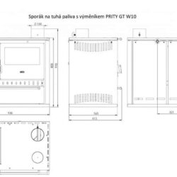 PRITY GT W10 FI S DR, nerezová trouba