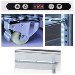 Cukrářská vitrína Ferrara 278L /191cm bílá