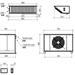 Chladící splitová jednotka CS 18,97-47,29 M3