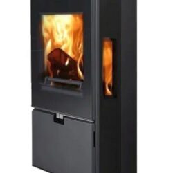 Krbová kamna WIESBADEN, černý lak