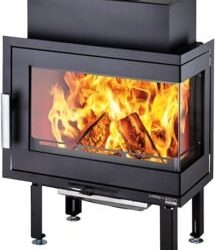 SOHO rohová krbová vložka pravá