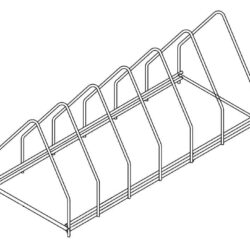 Držák košů myčky CS SS 6
