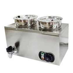 Vodní lázeň s kulatýma nádobama 8L