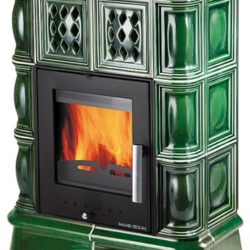 Krbová kamna TREVISO II s výměníkem zelená