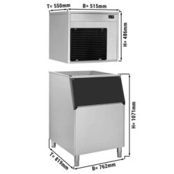 Výrobník vločkového ledu 220kg/24h