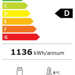 Chladnička CS 7455A 1394 780 GD černá