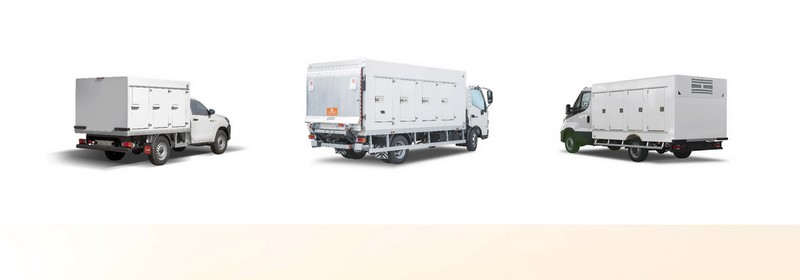 Chladicí nástavby pro dodávkové vozy na míru