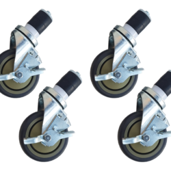 Kolečka pracovního stolu 4 ks - s brzdami - 5 palců / 12