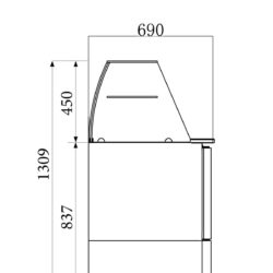 Saladeta CS700 7950A 0405 - sklo