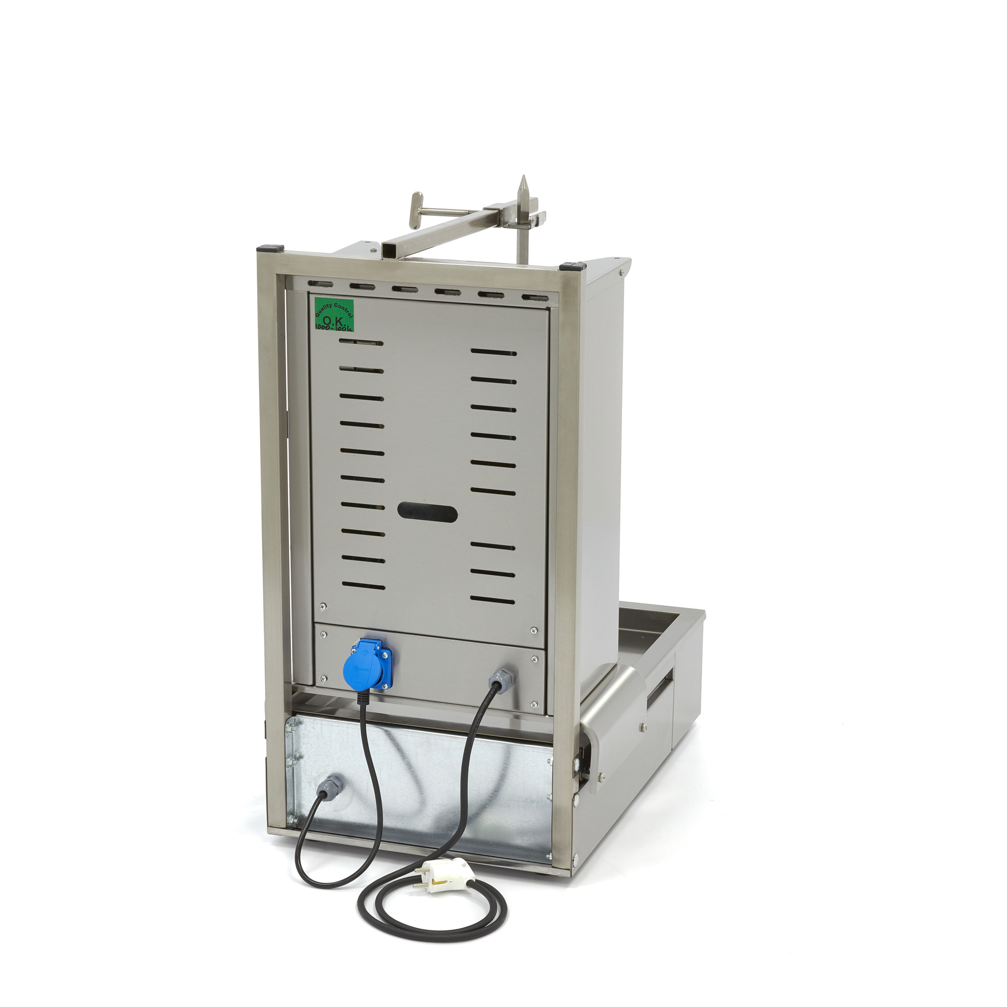 Elektromos kebab grill - 2 égő - 20 kg - Image 4