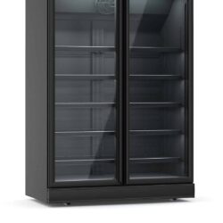 Chladnička prosklená CS  INS-1000R BL černá