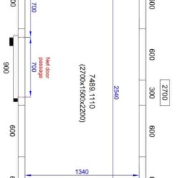 Chladící box CS 2700X1500X2200