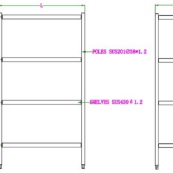 Regálová jednotka CS 7490 900 rozložený