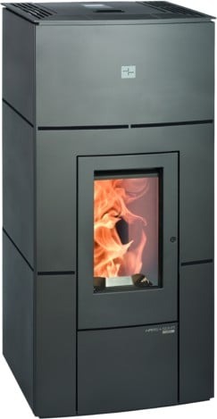 Kamna na pelety HSP 6 RUEDA RLU, antracit/černá vč. WLAN
