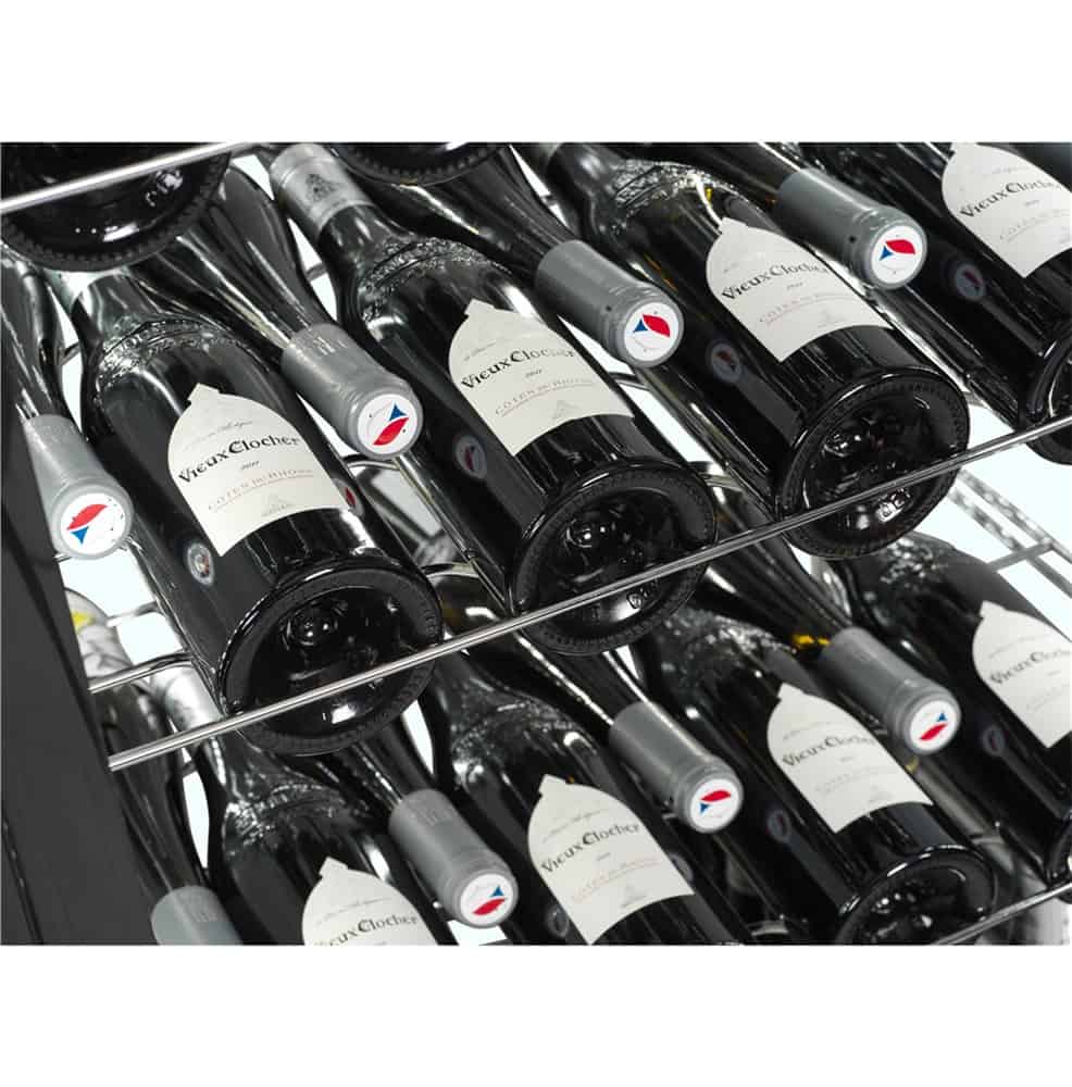 Chladicí vitrína panoramatická TEFCOLD UPD 400 C Black