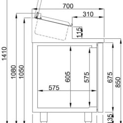 Saladeta CS700 7489A 5145 10x 1/3GN