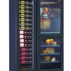 Kombinovaná lednice 4 zóny pro vína, uzeniny a sýry Norcia 290 4T