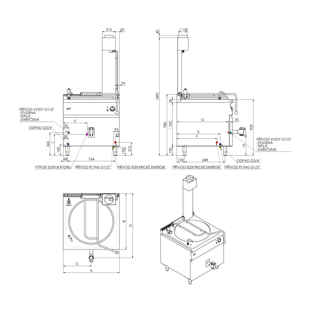 ALBA GB 170/900 Gázbojler 170 l Változat: Alap - Image 5