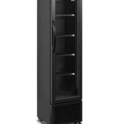 Chladicí skříň prosklené dveře TEFCOLD FSC 175H Black