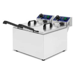 Gastro fritéza 2 x 8 litrů 6kW hluboká
