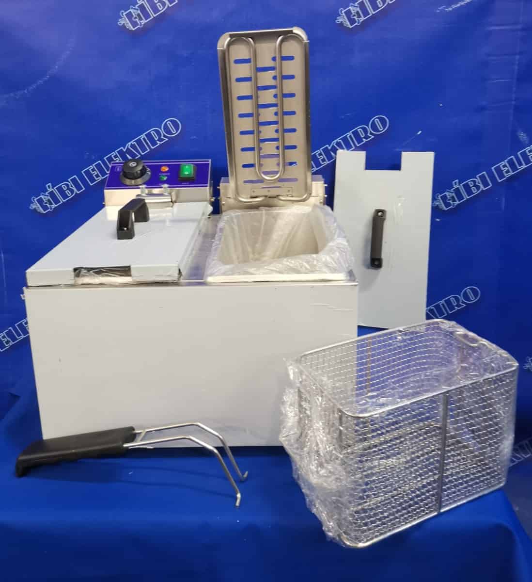 Gastro fritéza 2 x 8 litrů 6kW hluboká