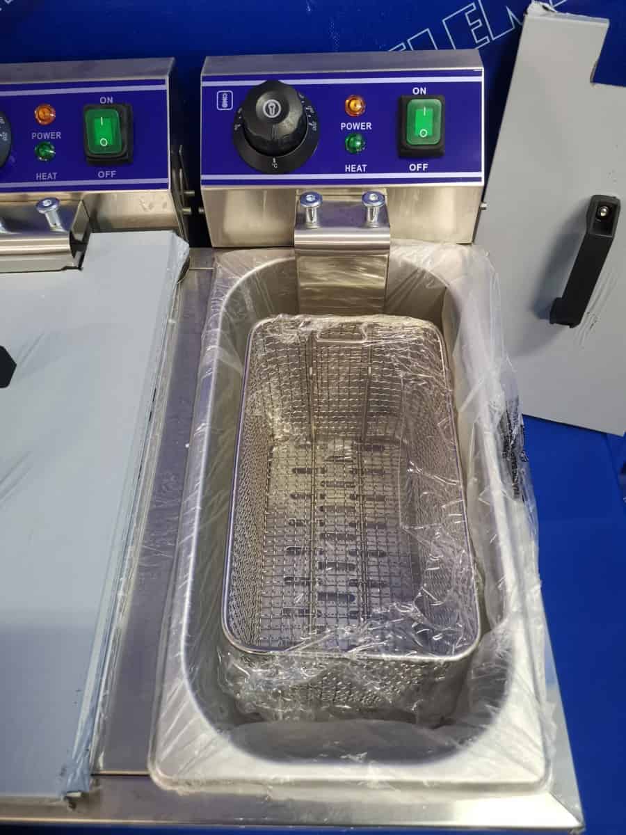 Gastro fritéza 2 x 8 litrů 6kW hluboká