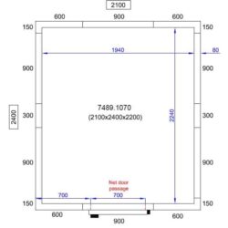 Chladící box CS 2100X2400X2200