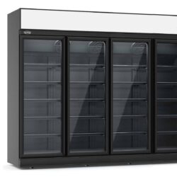 Chladnička prosklená CS INS-2060F BL černá