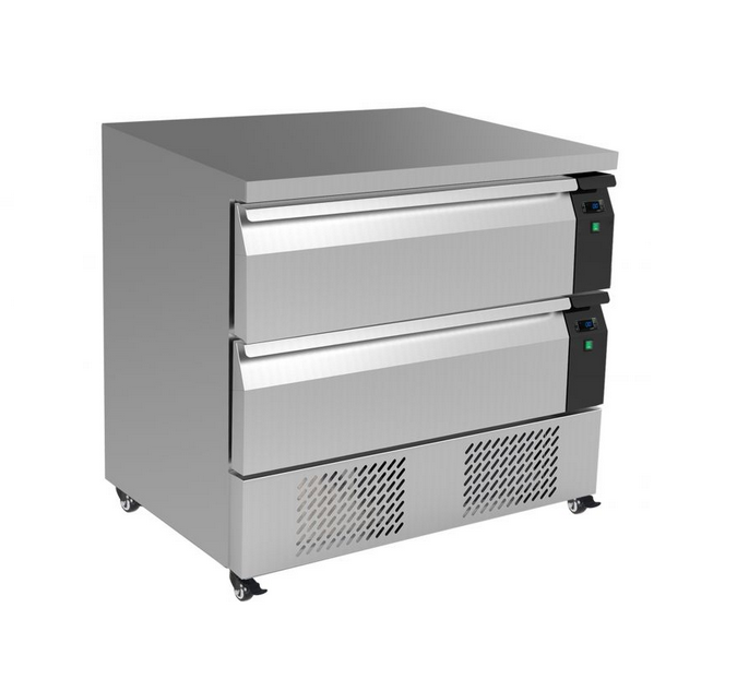 Chladící / mrazící podestavba CS2 4X 1/1GN 2 zásuvky