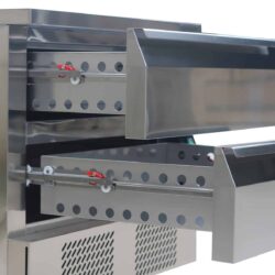 Chladící / mrazící podestavba CS2  4X 1/1GN  2 zásuvky