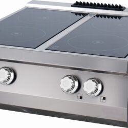 Infračervený sporák Premium - 4 hořáky - elektrický - dvojitá jednotka - hloubka 90 cm