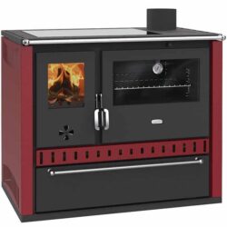 Sporák na tuhá paliva PRITY GT FS G DR, bordó