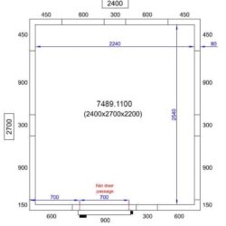 Chladící box CS 2400X2700X2200