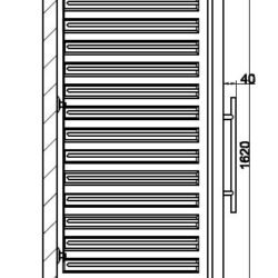 Chladnička CS 7450A 0557 prosklená