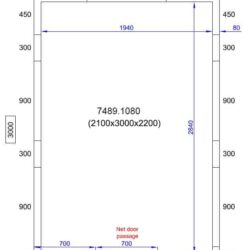 Chladící box CS 2100X3000X2200