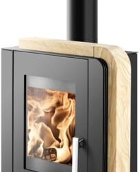 Krbová kamna NORDBY, černá/PískovecPrestige