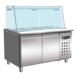 Saladeta CS700 7950A 0422 - sklo 3X 1/1 + 3X 1/6GN