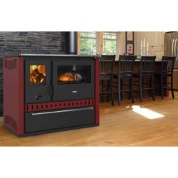 Sporák na tuhá paliva s výměníkem PRITY GT W10 FI S DR