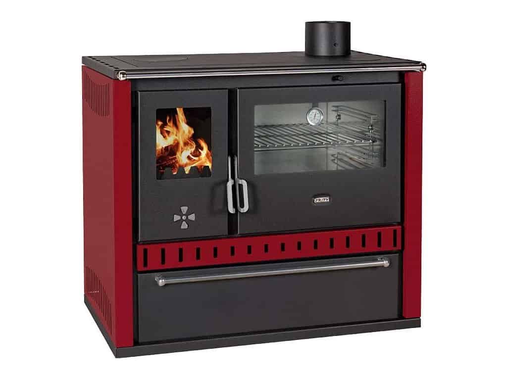 Sporák na tuhá paliva s výměníkem PRITY GT W10 FI S DR