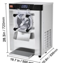 Stolní výrobník točené zmrzliny 12 l/h