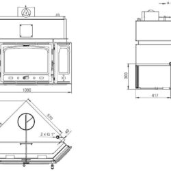 Krbová vložka s teplovodním výměníkem PRITY ATC W20