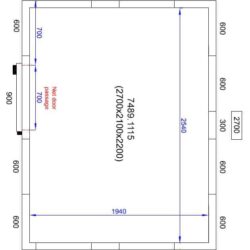 Chladící box CS 2700X2100X2200