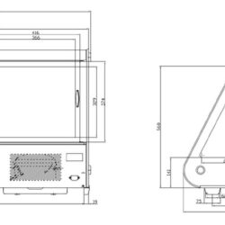 Chladící vitrína CS 160L