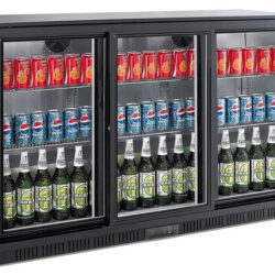 Pultová chladnička prosklená CS 7517A 3 posuvné