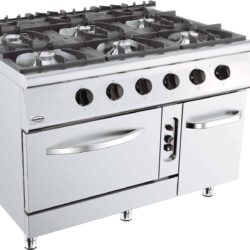 CS900 Plynový sporák s plyn. Troubou 6 hořáků