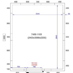 Chladící box CS 2400X3000X2200