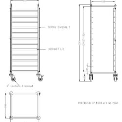 Vozík na GN CS 2/1GN
