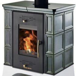 Kachlová krbová kamna EBOLI zelená